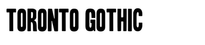 toronto gothic font free download