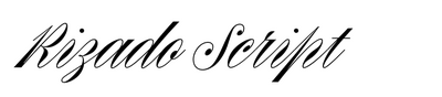 Rizado Script