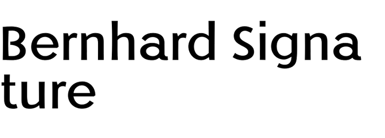 Bernhard Signature