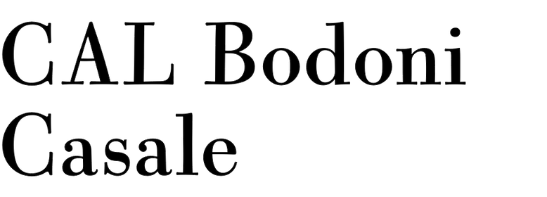 CAL Bodoni Casale