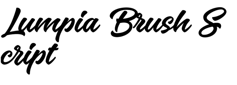 Lumpia Brush Script