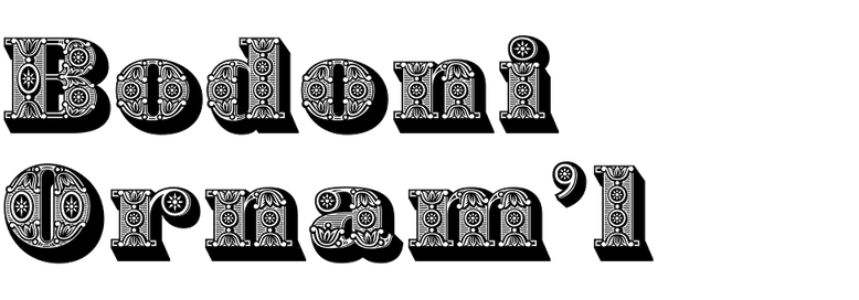 Bodoni Ornamental