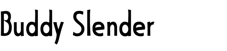 Buddy Slender (Hackberry Font Foundry)