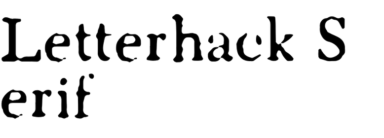 Letterhack Serif