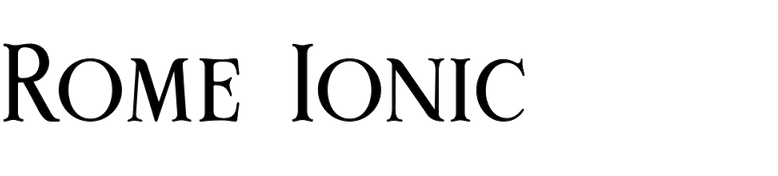 Rome Ionic