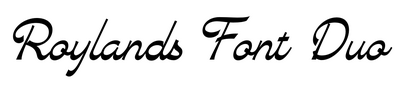 Roylands Font Duo