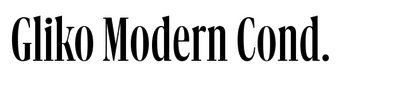 Gliko Modern Condensed