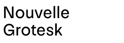 NN Nouvelle Grotesk