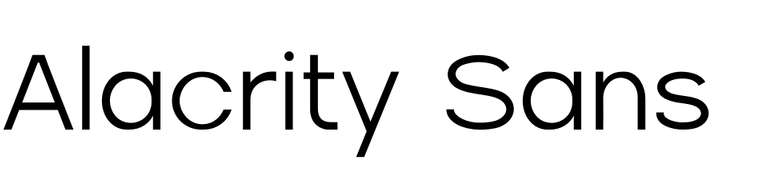 Alacrity Sans Alacrity Sans