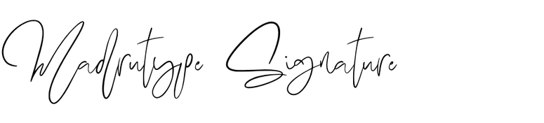 Madrutype Signature