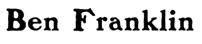 Ben. Franklin