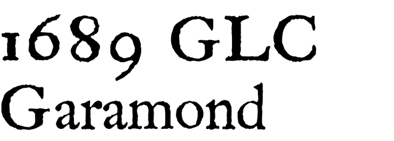 1689 GLC Garamond