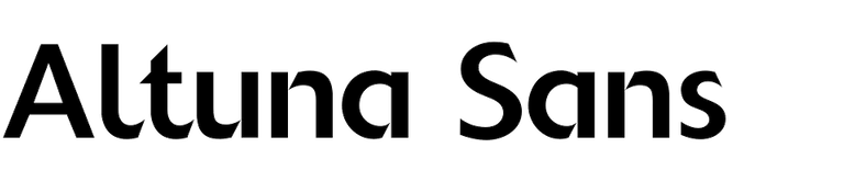 Altuna Sans