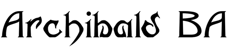 Archibald BA in use - Fonts In Use
