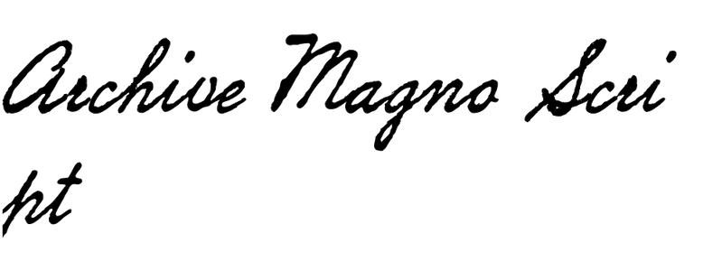 Archive Magno Script