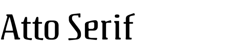 Atto Serif