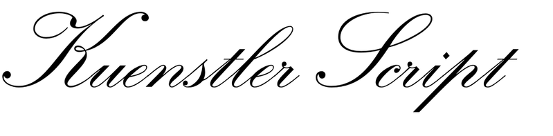 Kuenstler Script