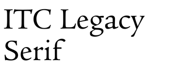 ITC Legacy Serif