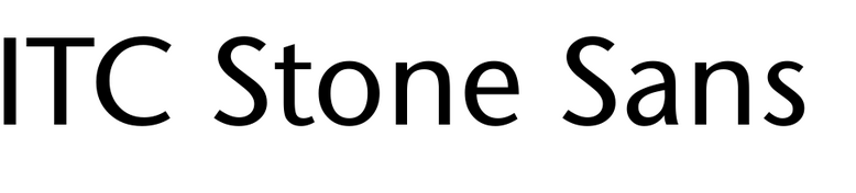 ITC Stone Sans