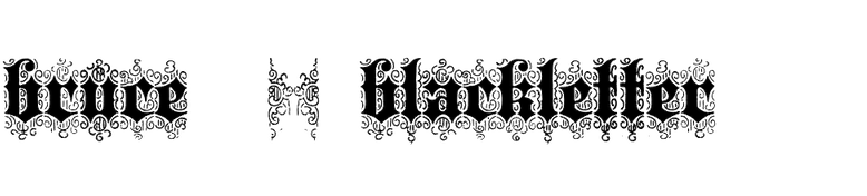 Bruce 532 Blackletter