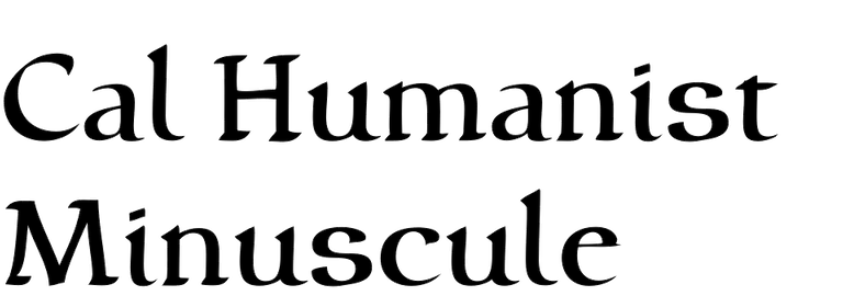 Cal Humanist Minuscule