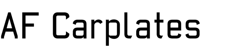 AF Carplates