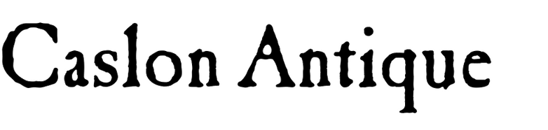 Caslon Antique