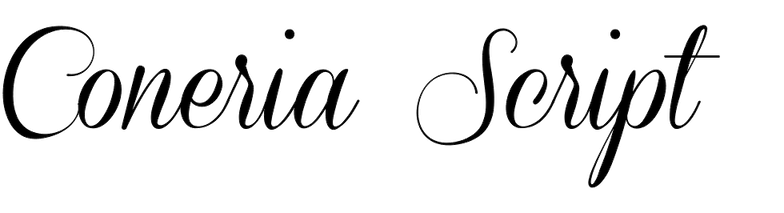 coneria script fat font free download