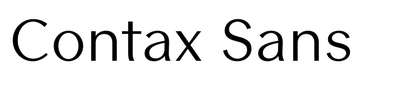 Contax Sans