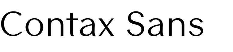 Contax Sans