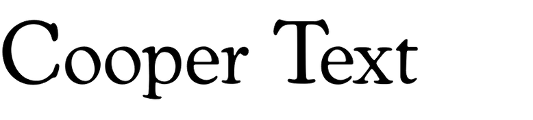 Cooper Text in use - Fonts In Use