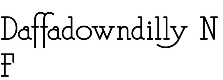 Daffadowndilly NF in use - Fonts In Use