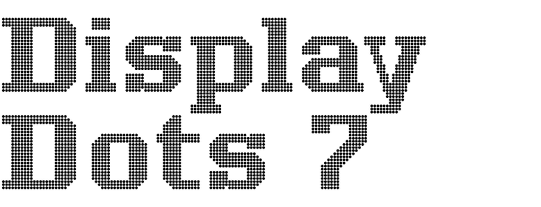 Download Display Dots Seven In Use Fonts In Use PSD Mockup Templates