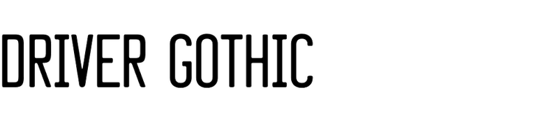 Driver Gothic