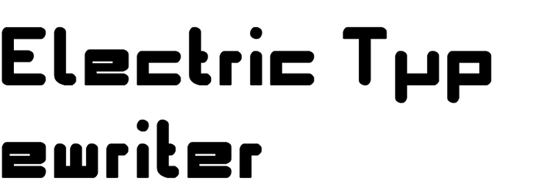 Electric Typewriter