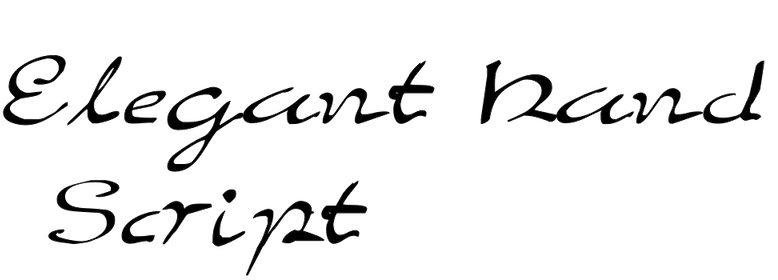 Elegant Hand Script In Use Fonts In Use