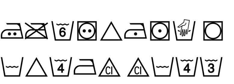 PIXymbols Fabric Care