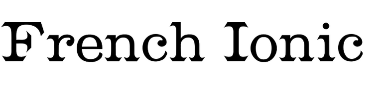 French Ionic