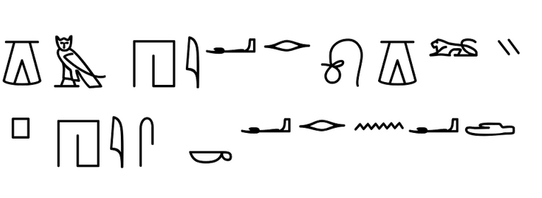 GM Hieroglyphic Kerned