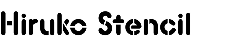 Hiruko Stencil Hiruko Stencil