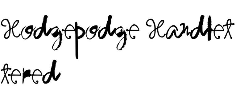 Hodgepodge Handlettered