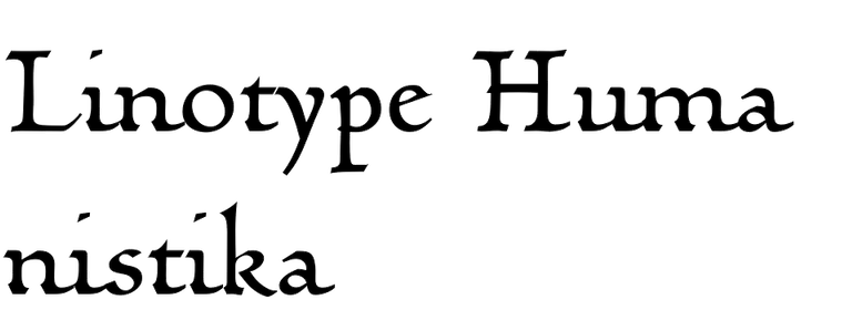 Linotype Humanistika