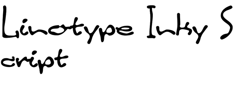 Linotype Inky Script