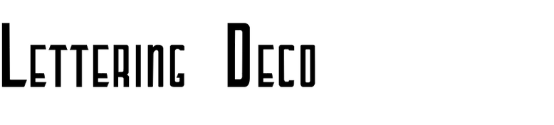 Lettering Deco