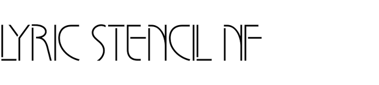 Lyric Stencil NF