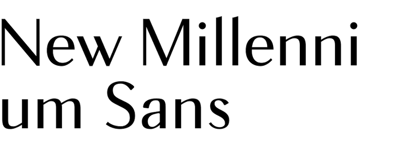 New Millennium Sans