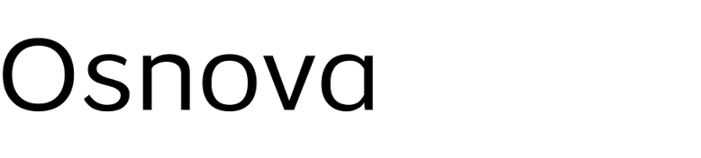 Osnova in use - Fonts In Use