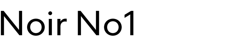 Noir No1