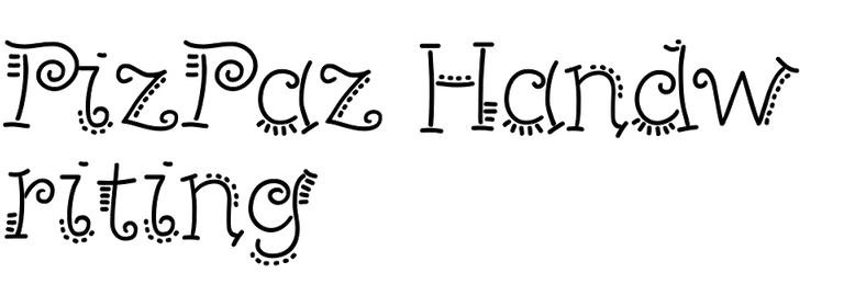 PizPaz Handwriting