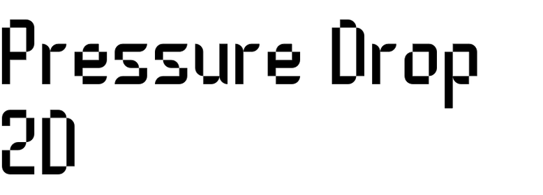 Pressure Drop 2D